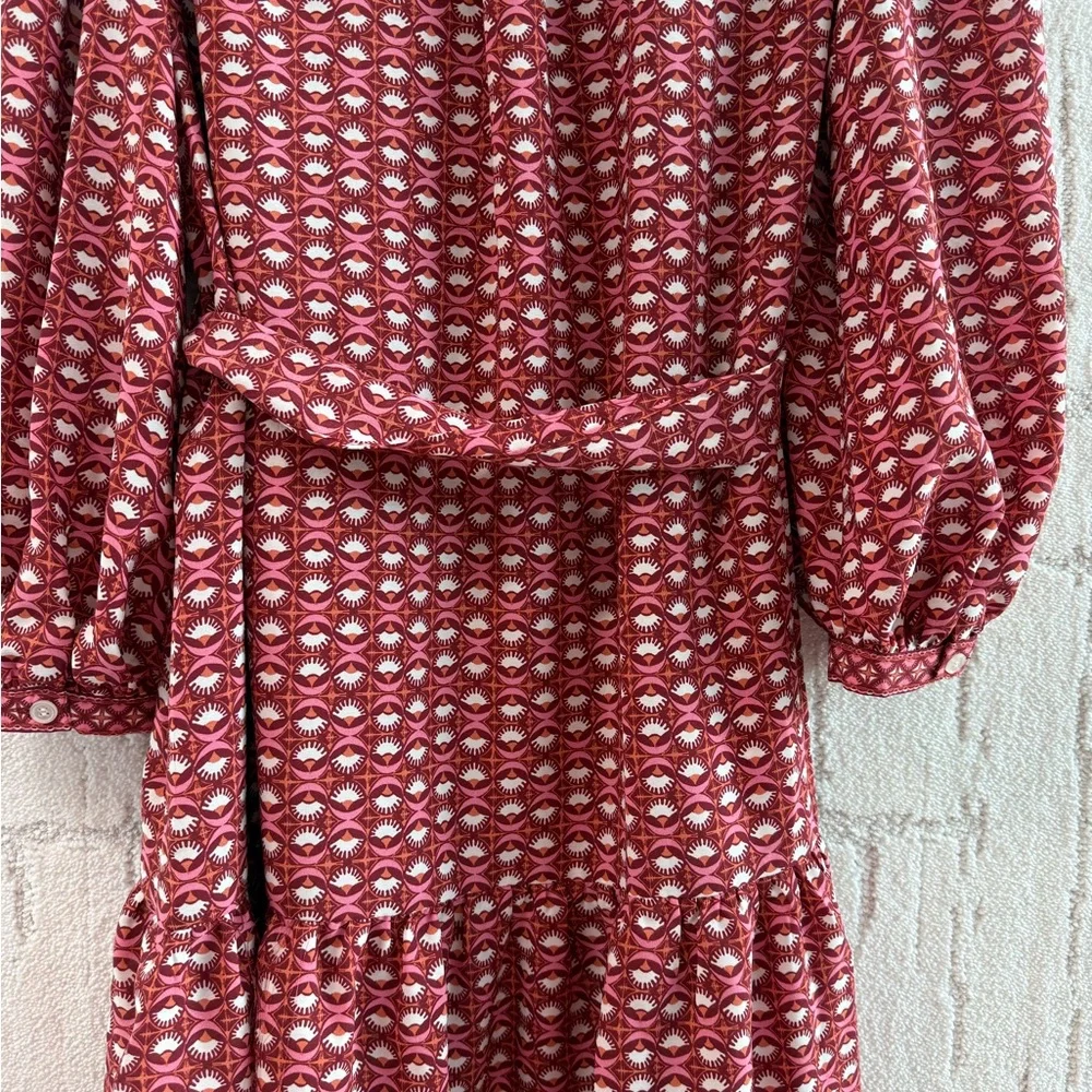 Max Studio Red Patterned Dress - Picture 11 of 14